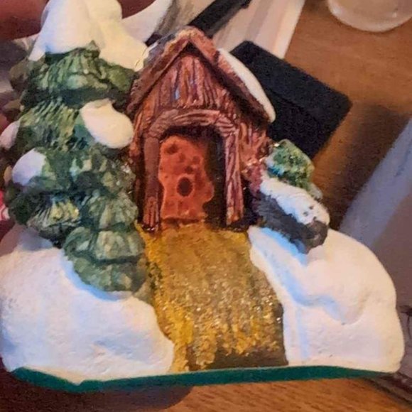 The American Rustic Series Country Christmas Cottages - Covered Bridge - Picture 6 of 8